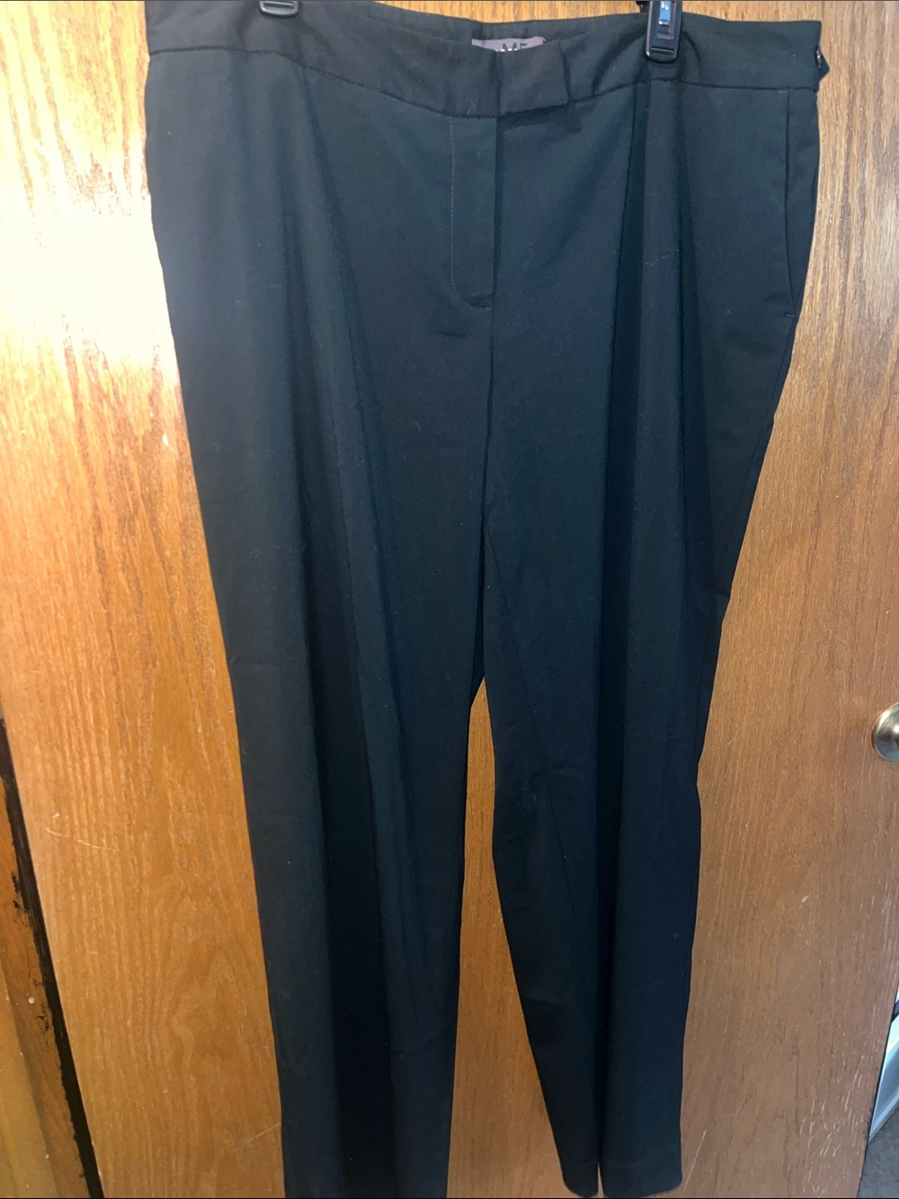 George Black Straight-Leg Dress Trousers NWOT